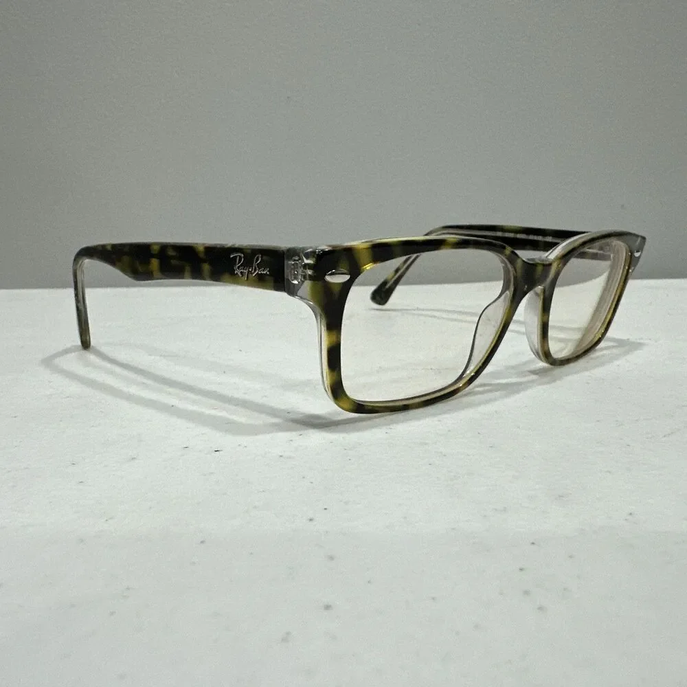 Ray Ban RB 5286 5082 Rectangle Havana Brown Eyeglasses Frame Only 51-18-135